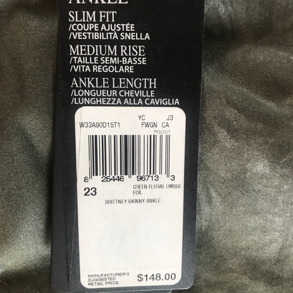 New Guess Brittney Skinny Ankle Pants - Picture 4 of 4